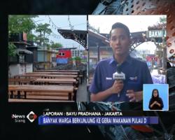 Sempat Dibekukan, Pulau Reklamasi Pantai Maju Kini Terdapat Gerai Kuliner