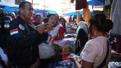 Sosialisasikan Jokowi, Arya Sinulingga Sapa Warga di Pematangsiantar