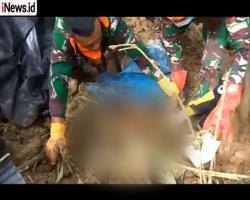 Penemuan Jasad Korban Longsor di Gowa Terekam Video