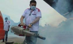 Caleg Perindo Rudi Dharmawan Fogging 1 Kelurahan di Bandarlampung