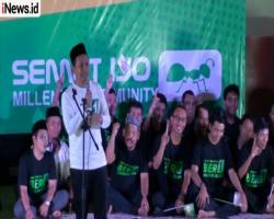 Ribuan Komunitas Semut Ijo Sidoarjo dan Pemuda Bravo 5 Dukung Jokowi-Ma'ruf