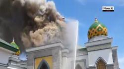 Kena Percikan Las, Masjid Agung Belopa Sulsel Terbakar