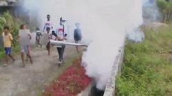 Caleg Perindo Kompak Fogging Permukiman Warga di Simalingkar B Medan