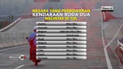 Daftar Negara dan Regulasi Bolehkan Sepeda Motor Masuk Tol