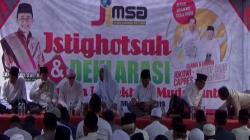 Ratusan Santri dan Kiai di Kuningan Deklarasi Dukung Jokowi-KH Ma'ruf