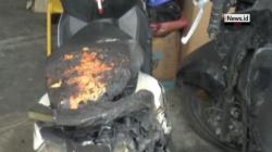 2 Motor Kembali Dibakar Orang Tak Dikenal di Ungaran