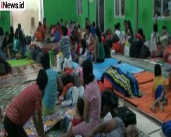 Tanggap Darurat 7 Hari, 213 Warga Lereng Gunung Karangetang Mengungsi, 494 Terisolasi