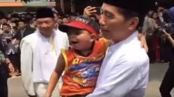 Rafi Bocah Berkebutuhan Khusus yang Digendong Jokowi Ingin Jadi Polisi