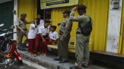 Razia Pelajar Bolos Sekolah di Kendal Diwarnai Aksi Kejar-Kejaran