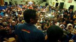 Kampanye di Tegal, Sandi Ajak Milenialis Ciptakan Lapangan Kerja