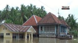 Sungai Musi Meluap, Puluhan Rumah Terendam Banjir hingga 2 Meter