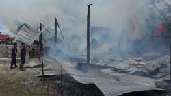 Gara-Gara Main Korek Api, Gudang Batako di Palangkaraya Ludes Terbakar