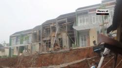 Turap Perumahan Setinggi 20 Meter Ambrol, Petugas Periksa Pengembang