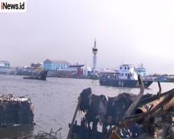 Bangkai Kapal di Muara Baru Dievakuasi, Polisi Periksa 18 Saksi