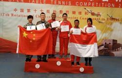 TNI Sabet Juara I di Kejuaraan Tenis Meja UNIFIL 2019