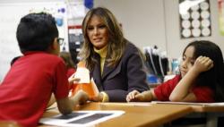 Muncul Lagi ke Publik, Ibu Negara AS Melania Trump Promosikan Be Best
