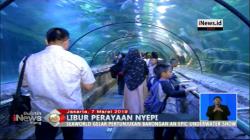 Hari Libur Nyepi, Seaworld Ancol Diserbu Pengunjung