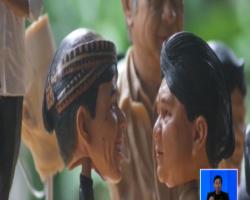 Mendinginkan Suasana Politik, Seniman di Solo Buat Action Figure Calon Presiden