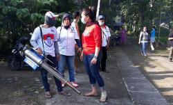 Cegah DBD, Caleg Perindo Fogging 2 Kecamatan di Cianjur