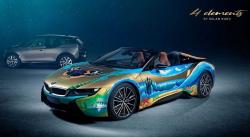 BMW i8 Roadster Berlukisan Artistik 4 Elemen Dilelang 