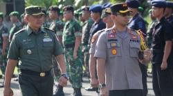 723 Personel Polres Kulonprogo-TNI Siap Amankan Kampanye Pemilu 2019<