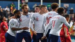 Sempat Tertinggal, Inggris Menang Telak atas Montenegro