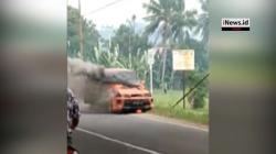 Video Amatir Kebakaran Mobil Modifikasi di Polewali Mandar