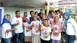 Jelang Pencoblosan, Caleg Perindo Kian Intens Gelar Bazar Beras Murah