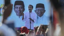 Kampanye di DIY, Ribuan Massa Jokowi-Ma’ruf Padati Alun-Alun Wates