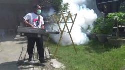 Fogging Nasional, DPD Perindo Sragen Asapi Ratusan Rumah Warga