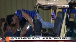 Kecelakaan di Tol Jakarta-Tangerang, Sopir Truk Terjepit