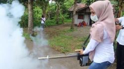 Berantas Nyamuk Penyebab DBD, Perindo Tidore Fogging Permukiman Warga<