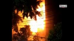 Kebakaran Ruko 3 Lantai di Kemayoran, 21 Damkar Dikerahkan