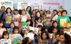 Jessica Tanoesoedibjo dan Miss Indonesia 2018 Gelar Workshop Painting
