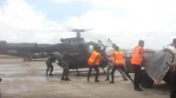 Distribusi Surat Suara di Pedalaman Papua Gunakan Helikopter TNI