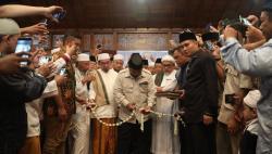 Isi Hari Tenang, Prabowo Resmikan Masjid Nurul Wathan di Hambalang
