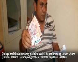 Sebarkan Amplop Berisi Uang, Wabup Padang Lawas Utara Digerebek Polisi