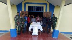 Satgas Yonif PR 328/DGH Bantu Gelaran Camping Paskah di Skorfo Papua