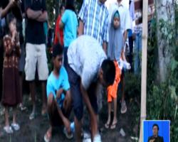 Warga Nganjuk Dihebohkan Munculnya Air Panas di Area Sawah