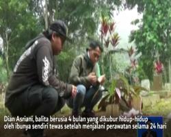 Dirawat 24 Hari, Balita yang Dikubur Hidup-Hidup Ibunya Meninggal