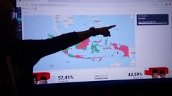 Real Count War Room TKN: Jokowi-Ma'ruf 57,41%, Prabowo-Sandi 42,59%