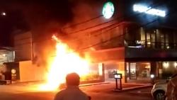 Mobil Terbakar di Starbucks Muara Karang, Pemilik Diperiksa Polisi