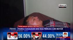 Gagal Curi Motor, 2 Pemuda Nyaris Tewas Dihakimi Massa