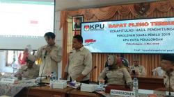 Pleno Rekapitulasi Suara KPU Pekalongan Diprotes Saksi dan Bawaslu