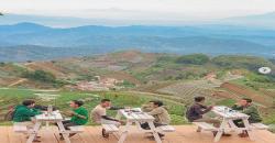 Indahnya Bukit Mercury Majalengka, Ada Spot Ngopi Hits di Tebing Jurang