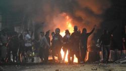 Ricuh Demo Bawaslu Merembet ke Jalan Sabang, Massa Bakar Pembatas Jalan