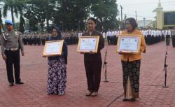 Gugur Dalam Tugas Pengamanan Pemilu, 3 Polisi di Sumut Naik Pangkat Anumerta