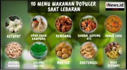 Selain Opor, 9 Makanan Lezat Ini Paling Populer saat Lebaran