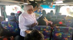 Sidak Terminal Bus, Khofifah Pastikan Moda Transportasi Mudik Aman