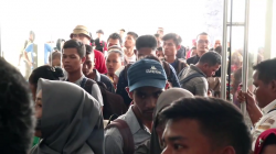 Pemudik Mulai Padati Pelabuhan Bandar Deli Belawan Medan